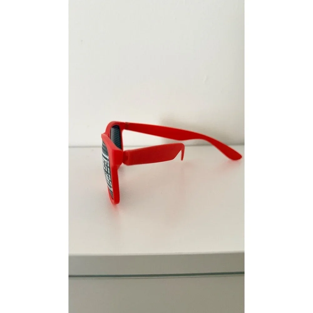 Ummet Ozcan DJ Promo Novelty Sunglasses | Red Frame | EDM Festival